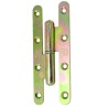 Zawias do drzwi 140x55mm stal żółty ocynk rozłączny PRAWY (pl) mod. 505