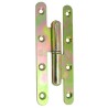 Zawias do drzwi 140x55mm stal żółty ocynk rozłączny LEWY (pl) mod. 505
