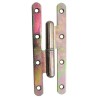 Zawias do drzwi 160x60mm stal żółty ocynk rozłączny PRAWY (pl) mod. 505
