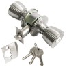 Gałka z zamkiem do drzwi wejściowych mod.600 inox