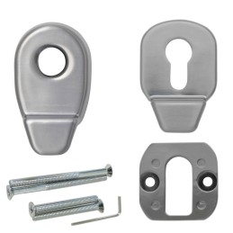 Szyld antywłamaniowy na wkładkę pochwyt-pochwyt grafit Heritage