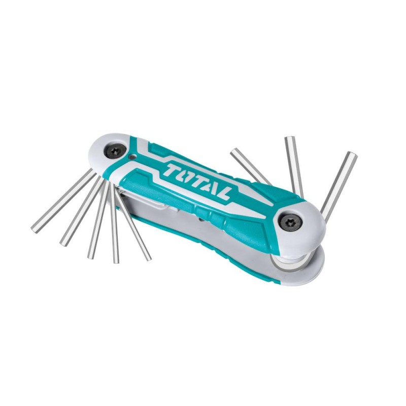 Klucze imbusowe 2-8 składane 8szt. w scyzoryku mod. THT1061826 TOTAL