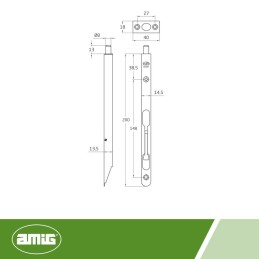 Zasuwa czołowa 1403-200 inox KANTRYGIEL