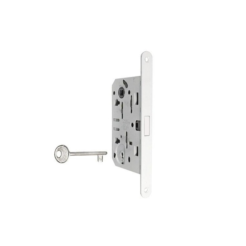 Zamek magnetyczny na klucz 90/60 F18 biały RAL 9016 Mediana POLARIS 2XT