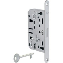 Zamek magnetyczny na klucz 90/60 chrom mat F18 Mediana POLARIS 2XT