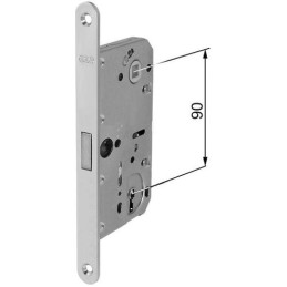 Zamek magnetyczny na klucz 90/60 mosiądzowany F18 Mediana POLARIS 2XT