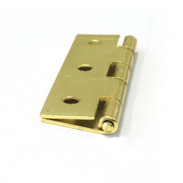 Zawias meblowy 75x42mm stalowy mosiądzowany mod. 5005