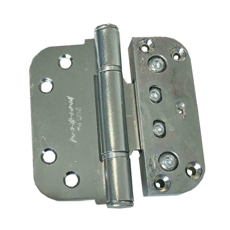 Zawias do drzwi 92mm 3D z regulacją srebrny satyna Nico