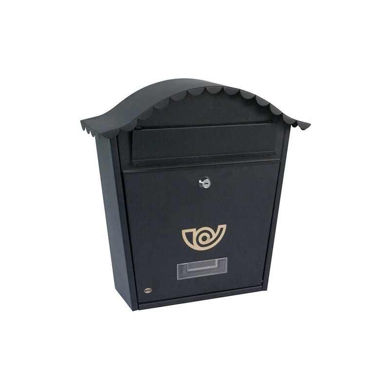 Skrzynka na listy 360x335x105mm czarna mod.1