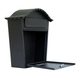 Skrzynka na listy 360x335x105mm czarna mod.1