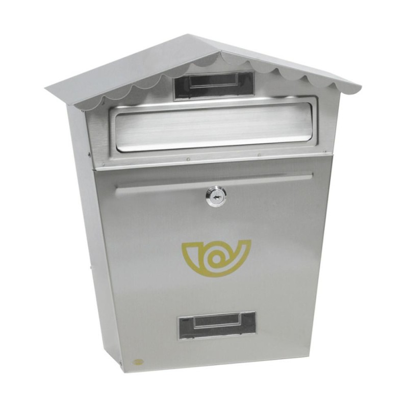 Skrzynka na listy 360x335x105mm INOX mod.1