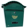 Skrzynka na listy 360x335x105mm zielona mod.1