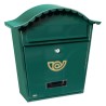 Skrzynka na listy 360x335x105mm zielona mod.1