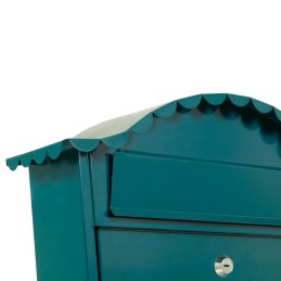 Skrzynka na listy 360x335x105mm zielona mod.1