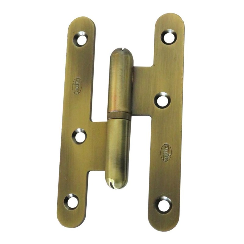 Zawias do drzwi 100x57mm stal złoto antyczne rozłączny PRAWY (pl) mod. 405C