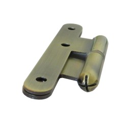 Zawias do drzwi 100x57mm stal złoto antyczne rozłączny PRAWY (pl) mod. 405C