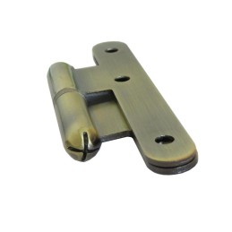 Zawias do drzwi 100x57mm stal złoto antyczne rozłączny LEWY (pl) mod. 405C