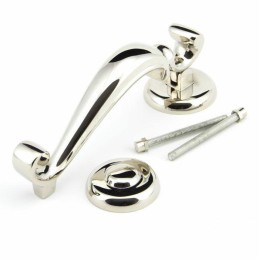 Kołatka do drzwi doktorska niklowana