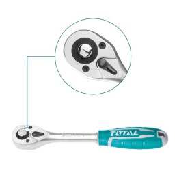 Klucz grzechotka 1/4" z przełącznikiem 158mm mod. THT106