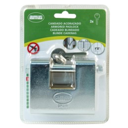 Kłódka trzpieniowa 90x75x30mm stal hartowana mod. 201