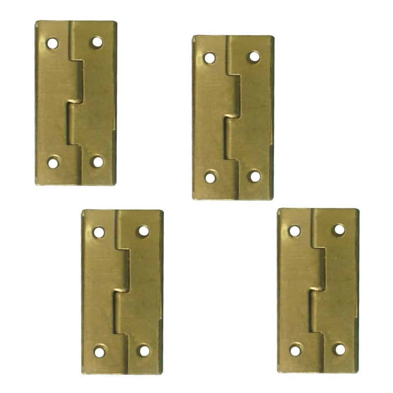 Zawias do szkatułki 20x10mm mosiężny 4szt. mod.12