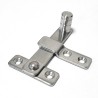 Zamknięcie okna 80mm INOX blokada furtki AMIG mod. 1