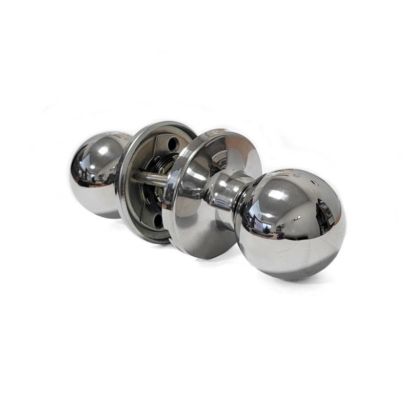 Gałka obrotowa podwójna chromowana do pokoju mod.616
