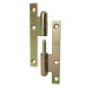 Zawias do drzwi 110x55mm stal żółty ocynk rozłączny LEWY (pl) mod. 503
