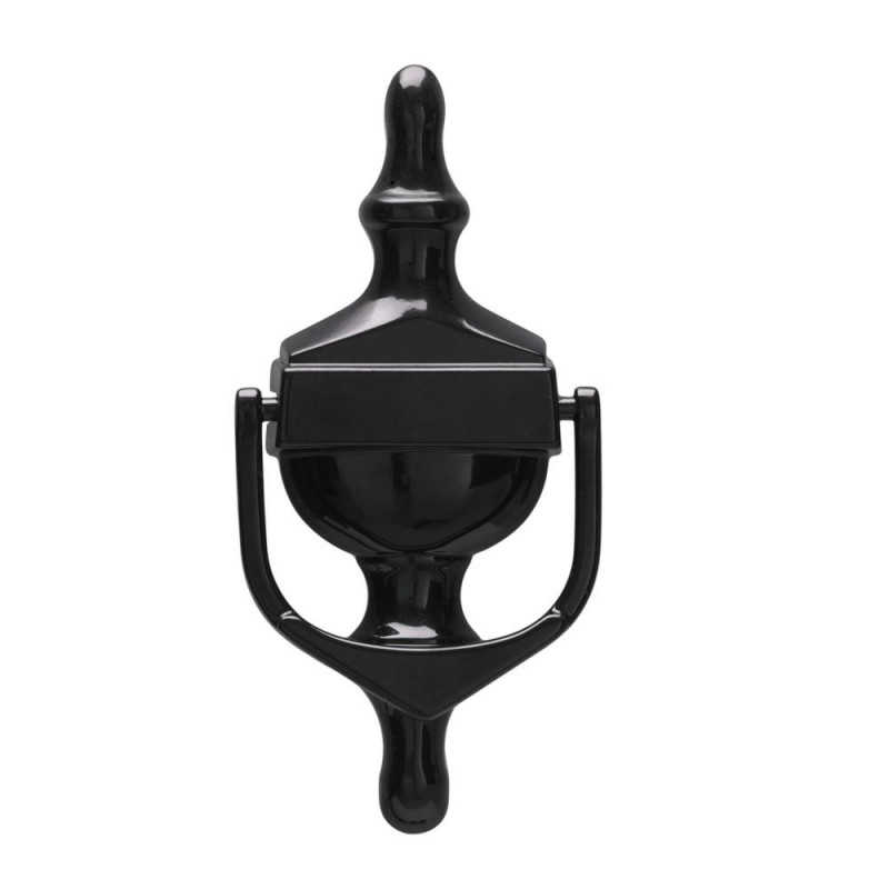 Kołatka Victorian czarna DUŻA 193x88mm