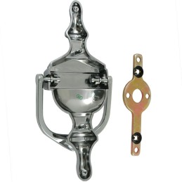 Kołatka Victorian ŚREDNIA 162x76mm chrom połysk