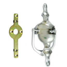 Kołatka Victorian ŚREDNIA chrom satyna