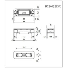 Zaczep z magnesem MINIMAL PLUS XT szary do Polaris i Revolution