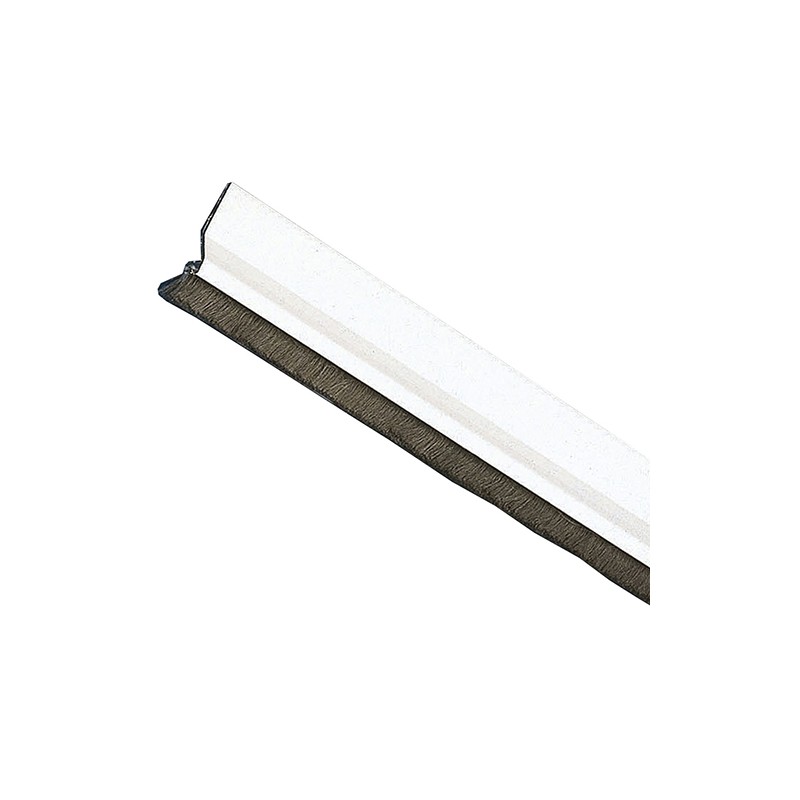 Uszczelniacz drzwiowy 82cm biały ze szczotką przyklejany mod.2