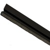 Uszczelniacz drzwiowy 82cm czarny ze szczotką przyklejany mod.2
