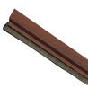 Uszczelniacz drzwiowy 82cm mahoń ze szczotką przyklejany mod.2