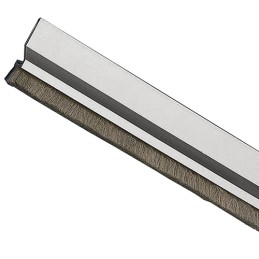 Uszczelniacz drzwiowy 82cm srebrny ze szczotką przyklejany mod.2