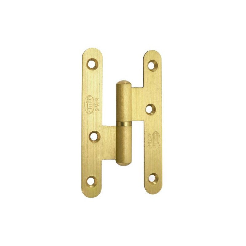 Zawias do drzwi 100x58mm mosiądz matowy rozłączny PRAWY (pl) mod. 405