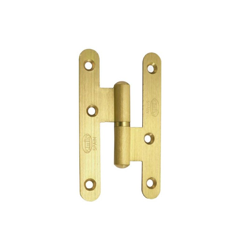 Zawias do drzwi 100x58mm mosiądz matowy rozłączny LEWY (pl) mod. 405