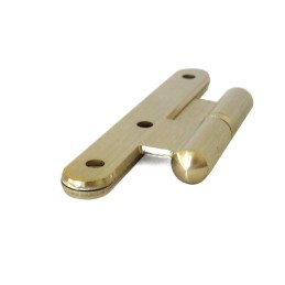 Zawias do drzwi 100x58mm mosiądz matowy rozłączny LEWY (pl) mod. 405