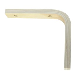Wspornik półki drewniany naturalny 150x130mm mod. ELLE 15
