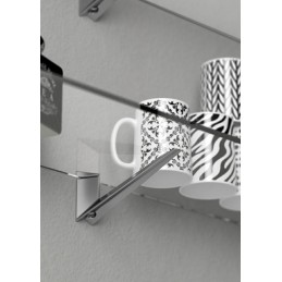 Podpórka do szkła 6-40mm chrom połysk mod. RM40A