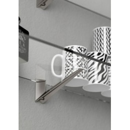 Podpórka do szkła 6-40mm nikiel satyna mod. RM40A