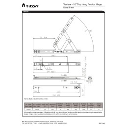 10" Top hung pair 16-17 mm Hi-Stack