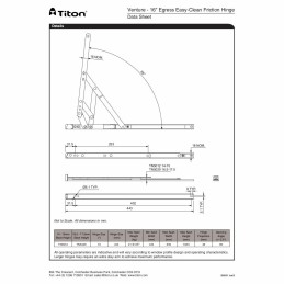 16" Side Hung Easy cl pair 13-14mm Stack