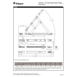 16" Top hung pair 13-14mm Lo-Stack