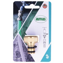 Adapter Przyłącze mosiężne na kran 3/4cala gwint wewnętrzny mod. R02 DIS