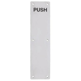 Blacha na drzwi PUSH 75x300mm INOX