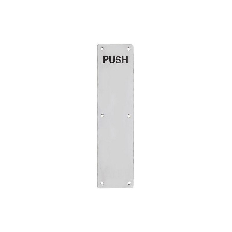 Blacha na drzwi PUSH 75x650mm inox