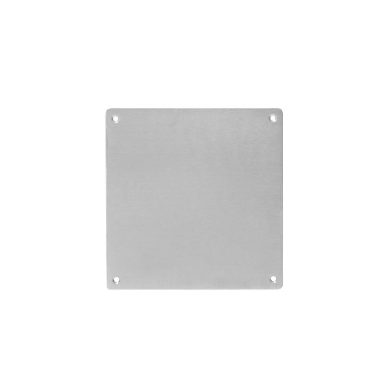 Szyld blacha popychacz 180x180mm INOX mod.10