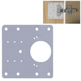 Blszka płytka naprawcza do zawiasów puszkowych 90x90x0,7mm mod. BC01 BAG